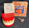 Vintage 1949 Wind Up Yakity-Yak Talking Teeth