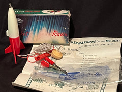Vintage Miniman Germaphone Crystal Rocket Radio