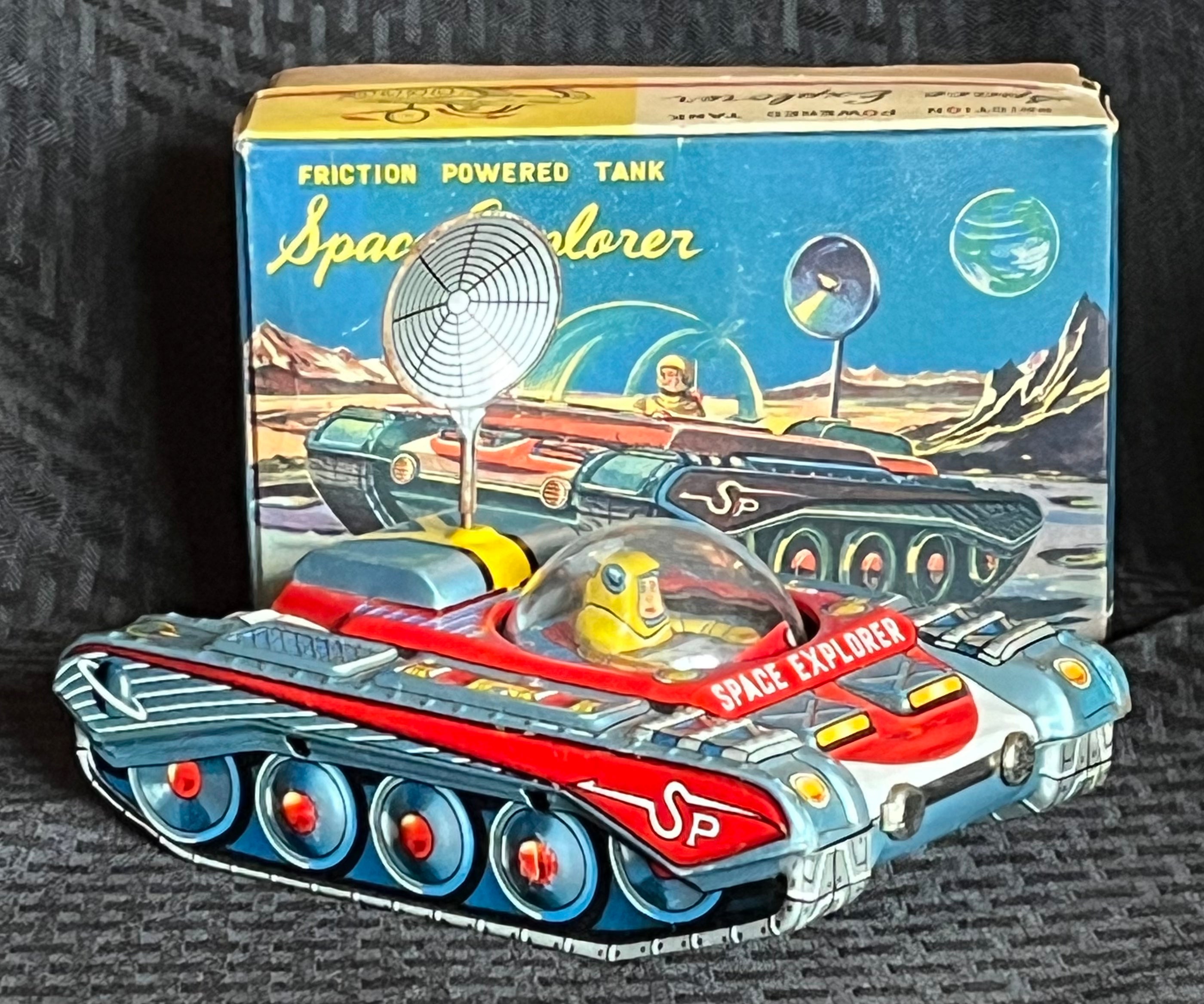 マスダヤ　SPACE TANK　スペースタンク　日本製　昭和レトロ電動玩具 マスダヤ SPACE TANK スペースタンク 日本製 昭和レトロ電動玩具