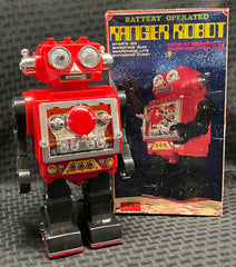 Vintage Horikawa Japan Battery Operated Ranger Robot