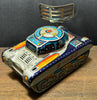 VINTAGE MODERN TOYS JAPAN S-100 SPACE TANK TIN FRICTION NM W/ BOX TOP OLD STOCK!