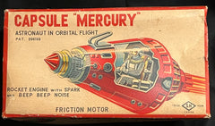 Japan Tin Friction Space Capsule Mercury Box Only!