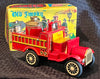 Vintage Japan Tin Friction Old Smoky Fire Truck