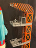 Vintage  Battery Operated Japan Space Rocket Base With Box