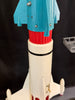 Vintage  Battery Operated Japan Space Rocket Base With Box