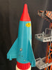 Vintage  Battery Operated Japan Space Rocket Base With Box