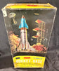 Vintage  Battery Operated Japan Space Rocket Base With Box