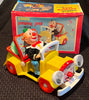 Vintage Battery Operated Alsp Japan Comic Jumping Jeep