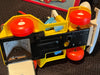 Vintage Battery Operated Alsp Japan Comic Jumping Jeep
