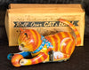 Vintage Shackman Mitsuwa Japan Wind Up Roll-Over Cat and Ball