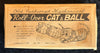 Vintage Shackman Mitsuwa Japan Wind Up Roll-Over Cat and Ball