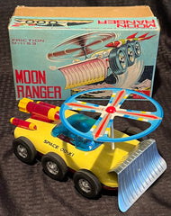 Vintage Japan Tin Friction Moon Ranger Space 00X1