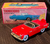 Vintage Japan Tin Friction 1956 Thunderbird Convertible