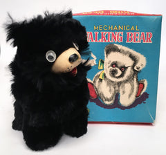 Vintage Japan Wind Up Walking Bear