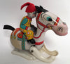 Vintage Mikuni Japan Wind Up Circus Clown On Horse