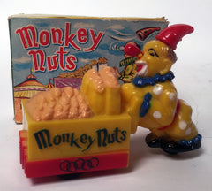 Vintage Hong Kong Monkey Nuts Clown Push Cart