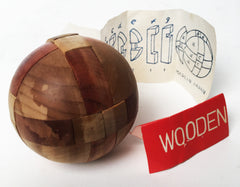 Vintage Japan Wooden Ball Puzzle