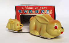 Vintage Alps Japan Wind Up Bunny Family