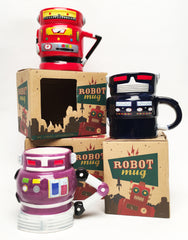 Ceramic Robot Mugs