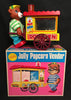 Vintage Battery Operated Nomura Japan Jolly Popcorn Vendor