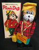Vintage Yonezawa Japan Wind Up Picnic Dog