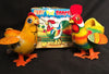 Vintage Wind Up Rudy the Rooster and Hen