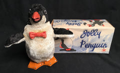 Vintage Modern Toys Japan Wind Up Jolly Penguin