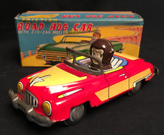 Vintage Tin Friction Road Hog Car