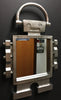 Wall Hanging Block Head Robot Mirror