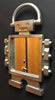 Wall Hanging Block Head Robot Mirror