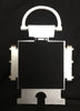 Wall Hanging Block Head Robot Mirror