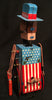 Vintage SY Yoneya Japan Tin Wind Up Peace Corps Man Robot