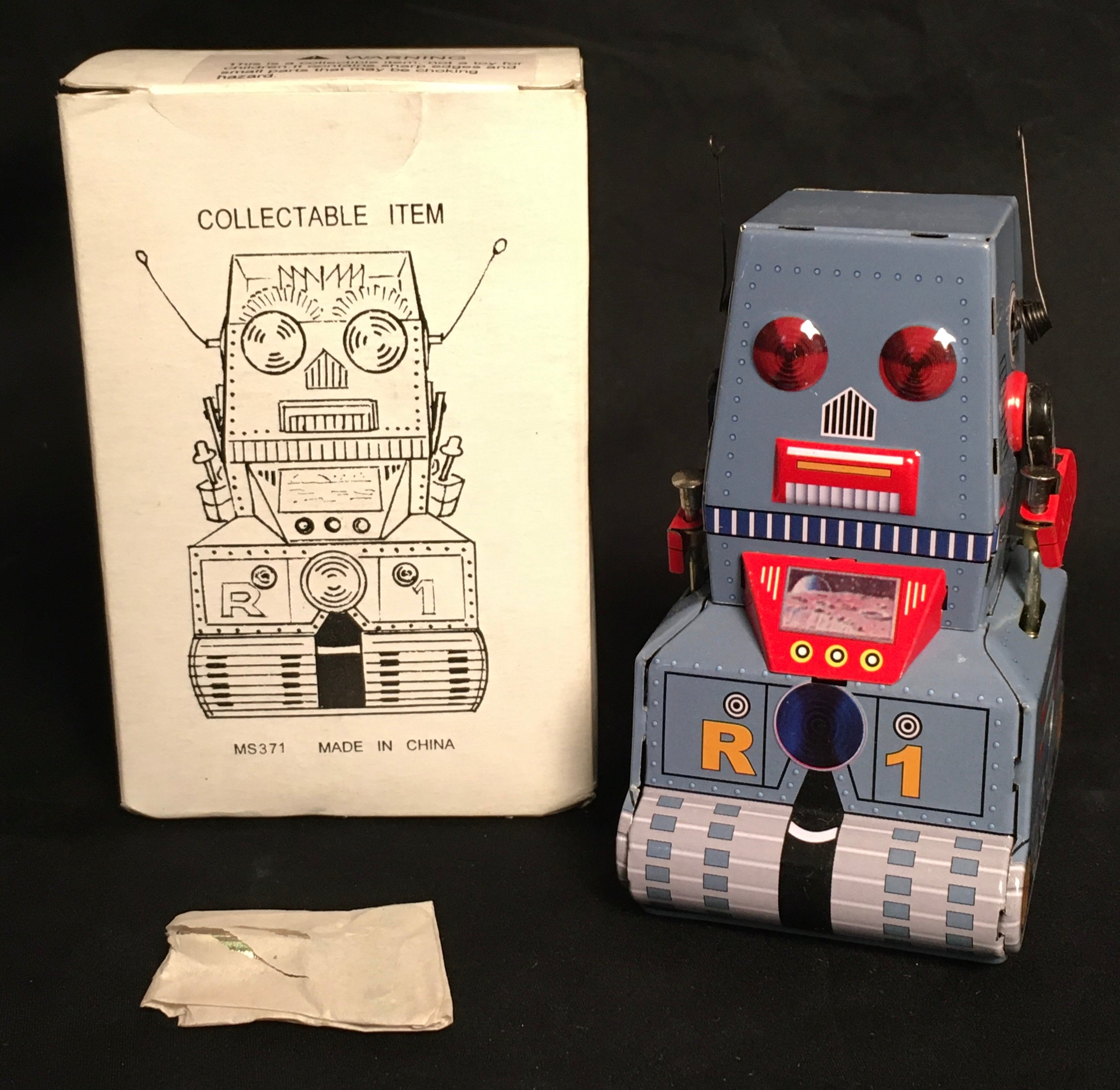Main Street Toys - Mini Wind Up Tin R1 Robot Robo Tank Z MS371