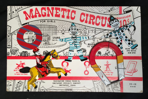 Main Street Toys Vintage Magnetic Circus Tin Play Toy