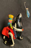 Vintage TPS Japan Wind Up Seal and Monkey with Fish