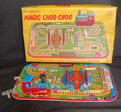 Vintage TPS Japan Wind Up Magic Choo Choo