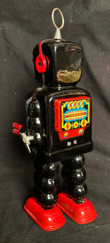 Ha Ha Toys (MS436) High-Wheel Robot - robot mécanique en tôle Ha Ha Toys (MS436) High-Wheel Robot - robot mécanique en tôle