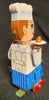Vintage Yone Japan Tin Wind Up Big Chef Joe