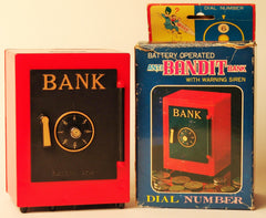Vintage Taiwan Battery Operated Anti Bandit Bank