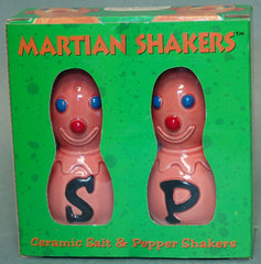 Martian Salt And Pepper Shakers