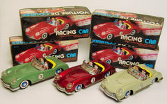 Vintage China Tin Friction Racing Car