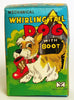 Vintage Yanoman Japan Tin Wind Up Dog With Whirling Tail With Boot