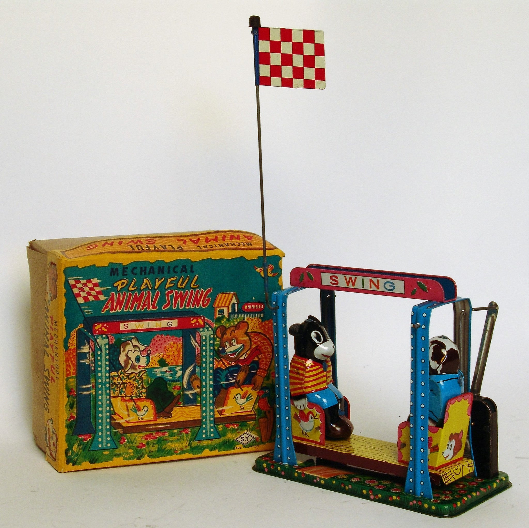 Main Street Toys - Vintage SY Japan Wind Up Animals Swing