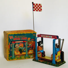 Vintage SY Japan Wind Up Animals Swing