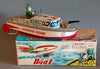 Japanese Tin Gyro Powered Harbor Patrol Boat