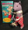 Vintage SK Japan Wind Up Waltzing Mouse With Mousie