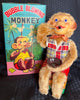 Vintage Alps Japan Battery Operated Bubble Blowing Monkey