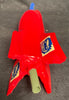 Vintage Red Space Rocket With Launcher
