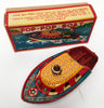 Vintage Tin Japan Pop Pop Boat
