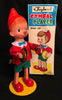 Large Vintage Japan Wind Up Joyland Cymbal Playing Pinocchio